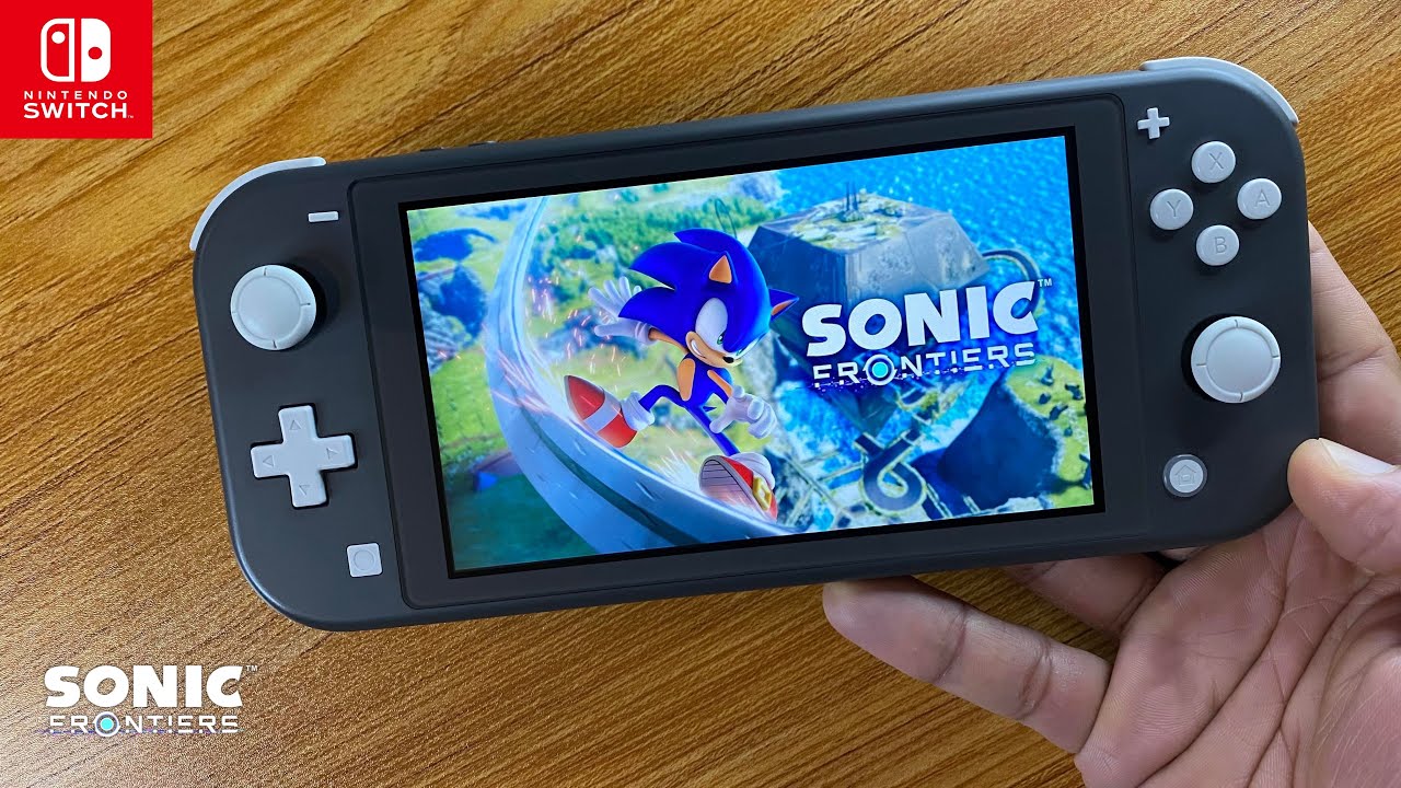 Sonic Frontiers Nintendo Switch Lite Gameplay - YouTube