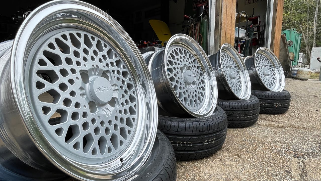 Rotiform Plate MOUNTING TIRES ON THE ROTIFORM LHRs and MAKING CUSTOM EURO PLATES - YouTube