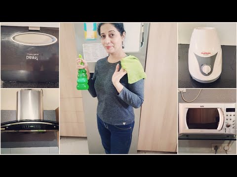 How To Clean Kitchen Appliances|| DIY Cleaner