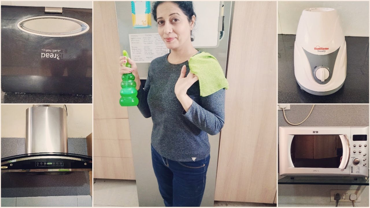 How To Clean Kitchen Appliances DIY Cleaner YouTube