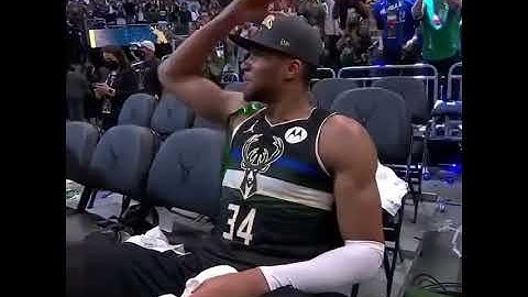 Giannis after winning the NBA CHAMPIONSHIP 🙌🏽