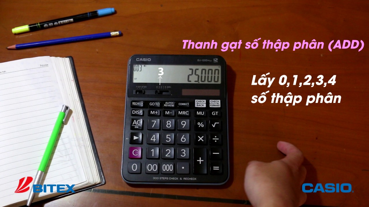 Hướng Dẫn Sử Dụng Thanh Gạt Tren May Tinh Casio Thong Dụng Youtube