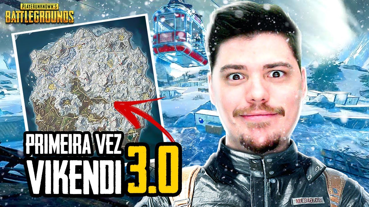 MINHA PRIMEIRA VEZ NA VIKENDI 3.0 DO PUBG!