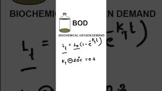 BOD at any time t