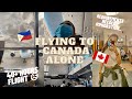 Philippines to Canada | FLYING ALONE = 40 + hours, immigration questions, requirements needed, etc