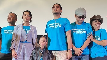 MICHELLE ZIUDITH, GIORGINO ABRAHAM, ELMA THEANA di KONFERENSI PERS JANGAN PANGGIL MAMA KAFIR