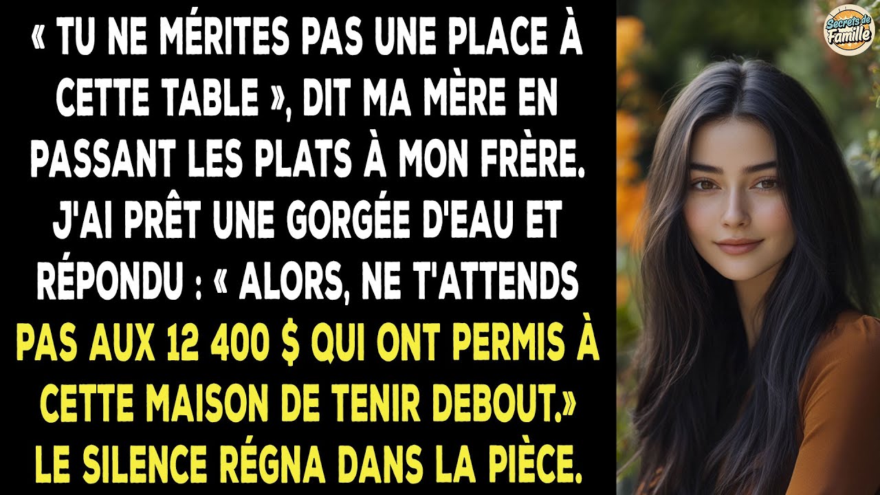 Ma Mère A Donné Le Plat À Mon Frère, Mais Ma Réponse A Tout Changé
