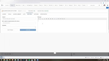 Creating An Email in SugarCRM