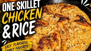 Easy One Skillet Chicken & Rice