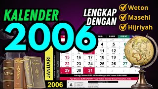 Kalender 2006 Hamas menang, Berikut Lengkap Dengan Weton
