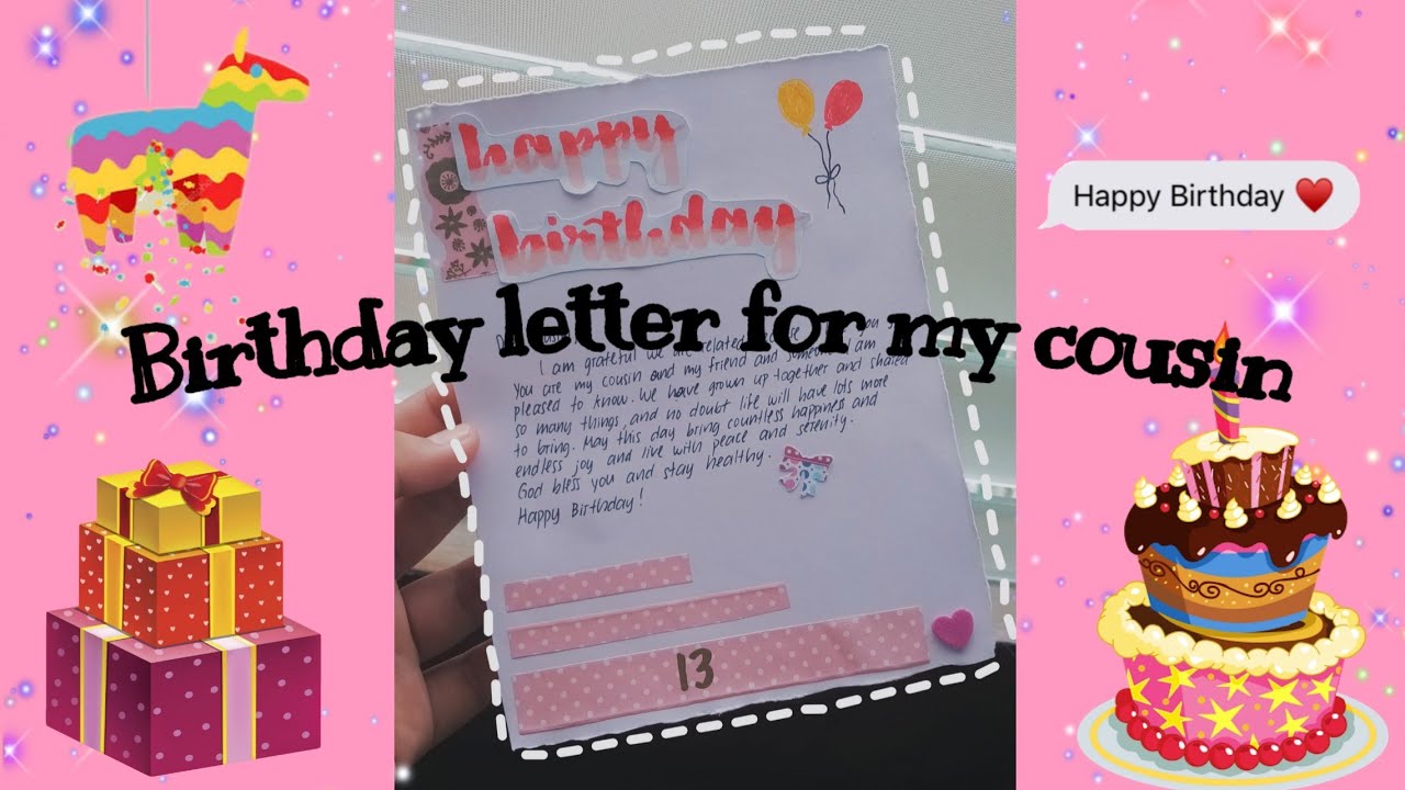 A Letter To A Cousin