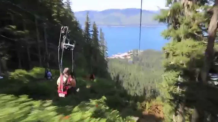 Our Zipline ride in Alaska (Icy Strait Point)