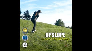 MORE PARS #shorts GOLF TIP: BALL ON AN UPSLOPE (from the fairway) screenshot 2