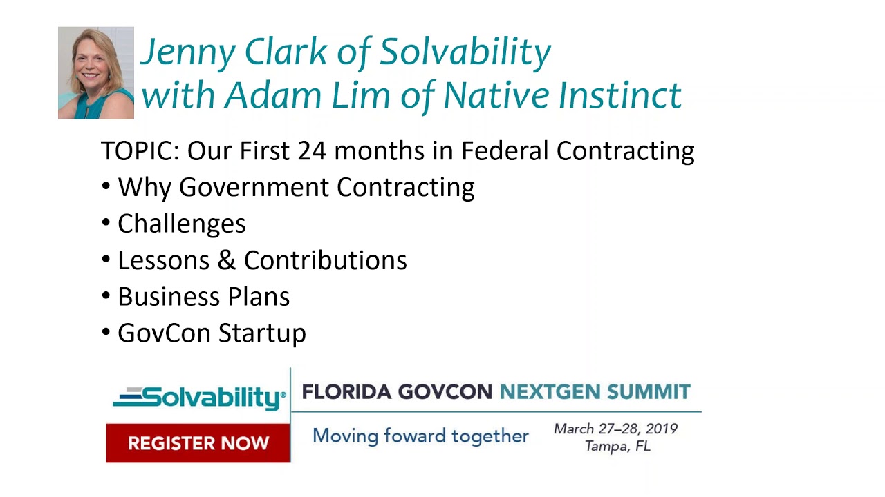 Lessons Learned Veteran Business Owners with Adam Lim Florida GovCon Summit - YouTube