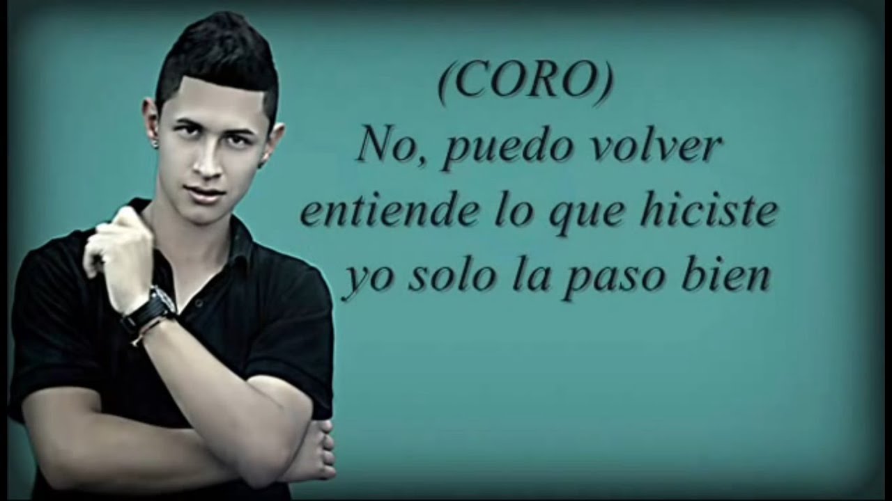 No puedo volver - Maly [Letra] - YouTube