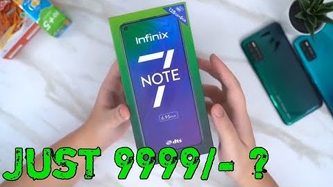 Infinix Note 7 Unboxing & First impression ⚡⚡⚡ Side Mounted Fingerprint | 48MP Camera | Under 9999 ?