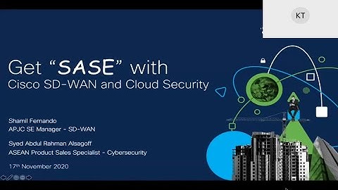 Get SASE with Cisco SD-WAN and Cloud Security | Simplify Network Security with Cisco
