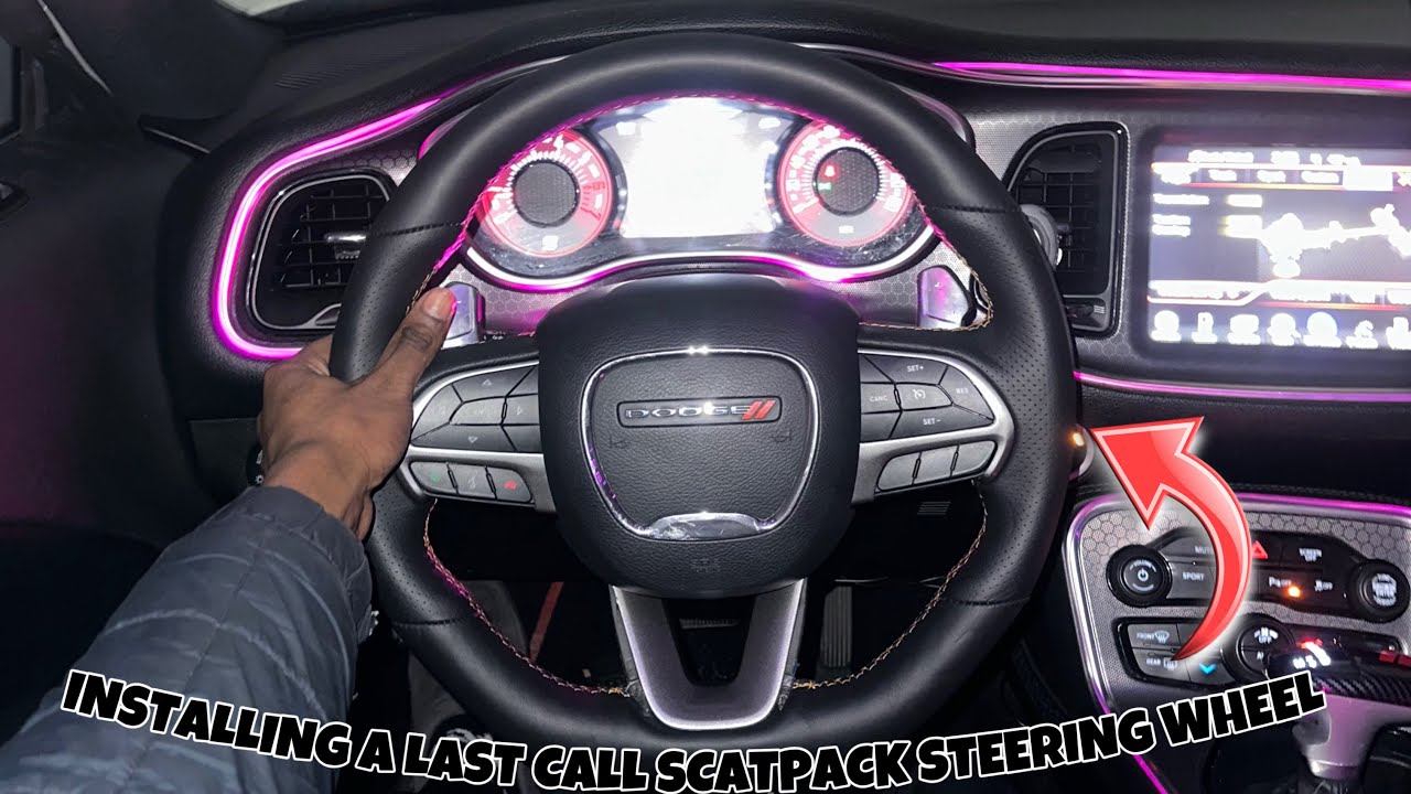 INSTALLING A SCATPACK FLAT BOTTOM STEERING WHEEL IN MY CHALLENGER RT