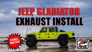 AWE Jeep Gladiator Exhaust Install - Tread Edition & Trail Edition