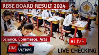 RBSE BOARD RESULT 2024 | Rajasthan Board 12th Science & Commerce Result Out | Live Result Checking