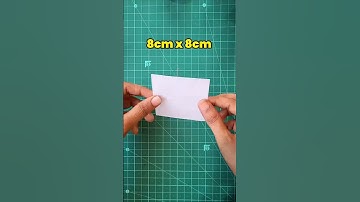 Easy paper ninja weapon |tutorial |viral paper planeImpossible Paper dart