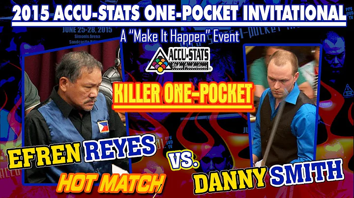 THE BEST 1P MATCH EVER: Efren REYES vs. Danny SMIT...