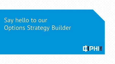 PHI 1 Options Strategy Builder