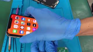 iPhone จอลาย จอเป็นเส้น