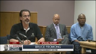 Victim Of Robbery Speaks At O.J. Simpson Parole Hearing