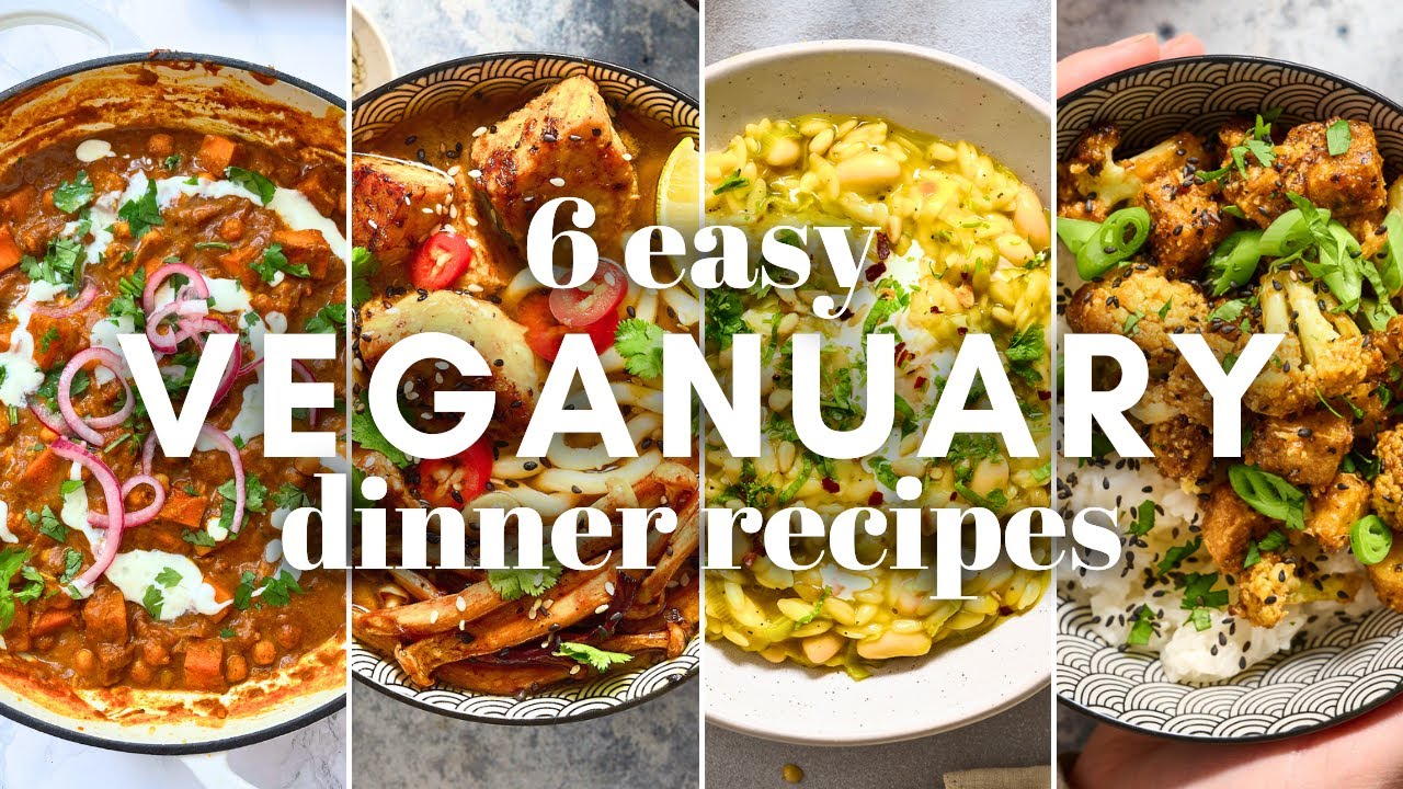 6 простых рецептов ужина для начинающих веганов