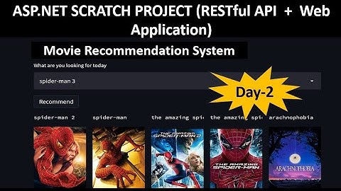 ASP.NET CORE 7.0 Tutorial for beginners | Web API Tutorial | Movie API and Web Application Part-2
