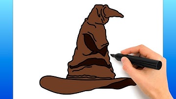 How To Draw The Sorting Hat (Easy Drawing Tutorial)