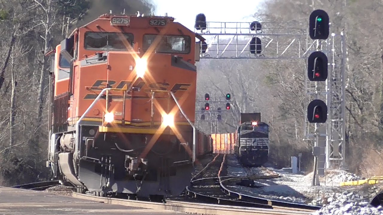 [1z] 30+ Trains in 12 Hours, Part 2/2, Railfanning Austell - Mableton GA, 01/30/2016 ©mbmars01