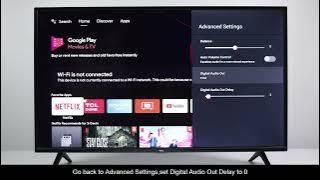 Audio Settings for Your TCL Android TV when connecting to PHEANOO D5 Soundbar