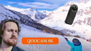 360 VR 8k Skiing, Tignes, the French Alps