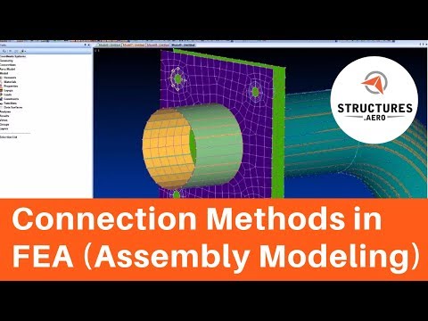 Connection Methods in FEA (Assembly Modeling in Femap)