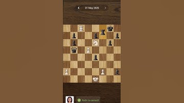 Brilliant Queen Sacrifice 👑 #chess #dailychesspuzzles