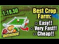 BEST AUTOMATIC CROP FARM EVER!! (VERY FAST) In Minecraft Bedrock 1.20 and Java