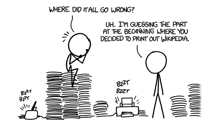 What if you tried to print Wikipedia