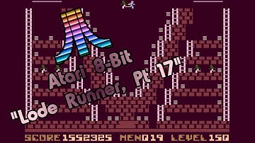 Atari 8-Bit Long Play, Lode Runner (Part 17 of 17)