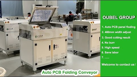 Oubel Automatic PCB folding conveyor for cutting PCB panels in SMT line
