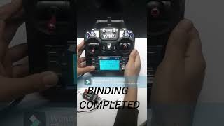 HOW TO BIND FLY-SKY FSI6 TRANSMITTER TO RECIVER #shorts #bind
