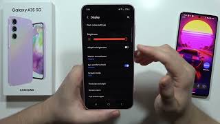 How to Turn ON Blue Light Filter on Samsung Galaxy A35 5G - Enable Eye Comfort Shield (Night Light) screenshot 5
