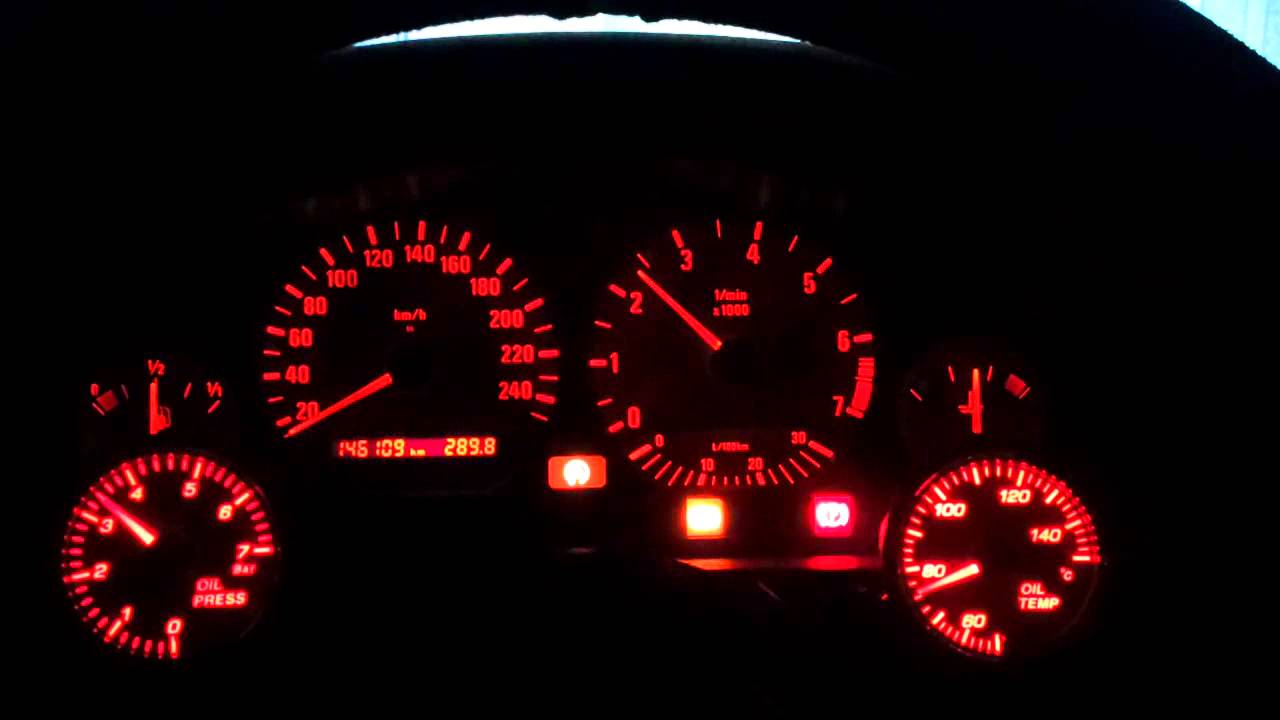 E36 330i gauges YouTube