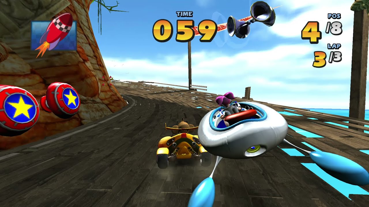 Sonic & Sega All-Stars Racing (2010) - Full Gameplay (TeknoParrot 1.0.0.684)