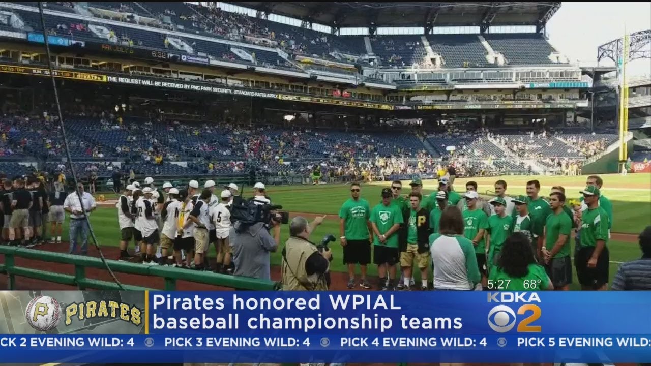 Pirates Honor WPIAL Baseball Championship Teams YouTube