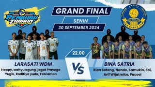 SERU..🔥🔥 LARASATI WDM VS BINA SATRIA | GRAND FINAL EKA KARYA CUP 2024
