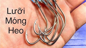 lưỡi móng heo câu cá lóc.Đt,zalo:0337510107