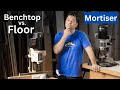 Mortiser Benchtop vs Floor Model Woodworking Hollow Chisel Mortising Tool Drill Square Holes