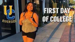 I vlogged my first day of college! this is second year now at the
university california, riverside. so, technically, col...
